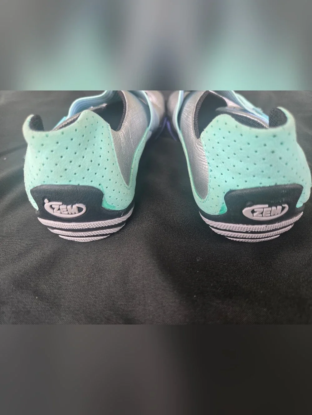 Women’s Mint & Lavender Mary Jane Flat with Elastic‎ Strap